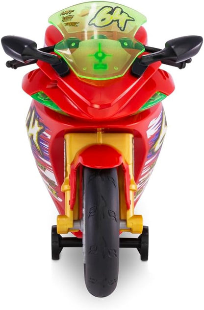 Nikko Road Rippers Wheelie Bikes - Wheelie Action Bike 25cm - Red