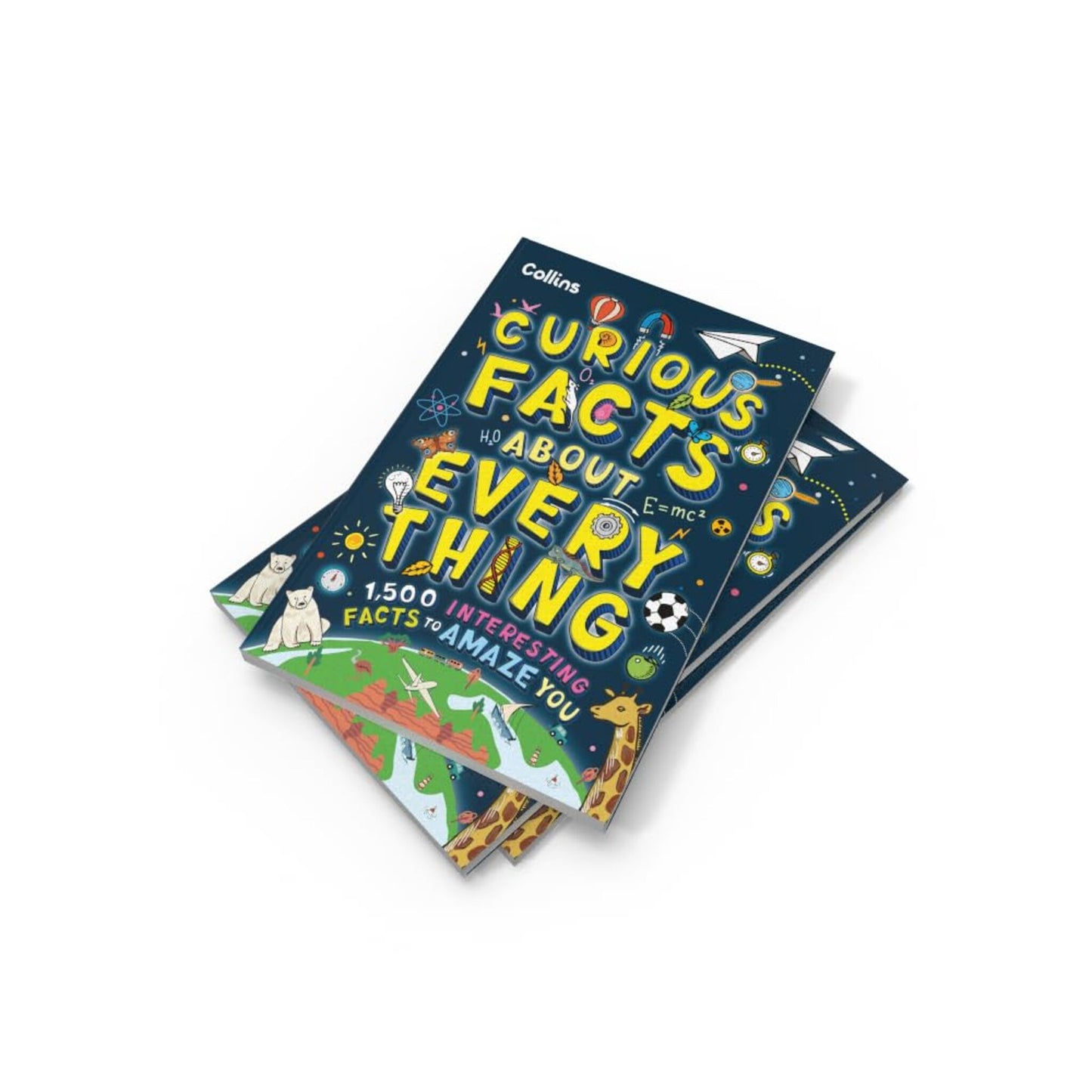 Curious Facts About Everything by Collins Kids paperback featuring 1,500 amazing facts for children aged 7 and over