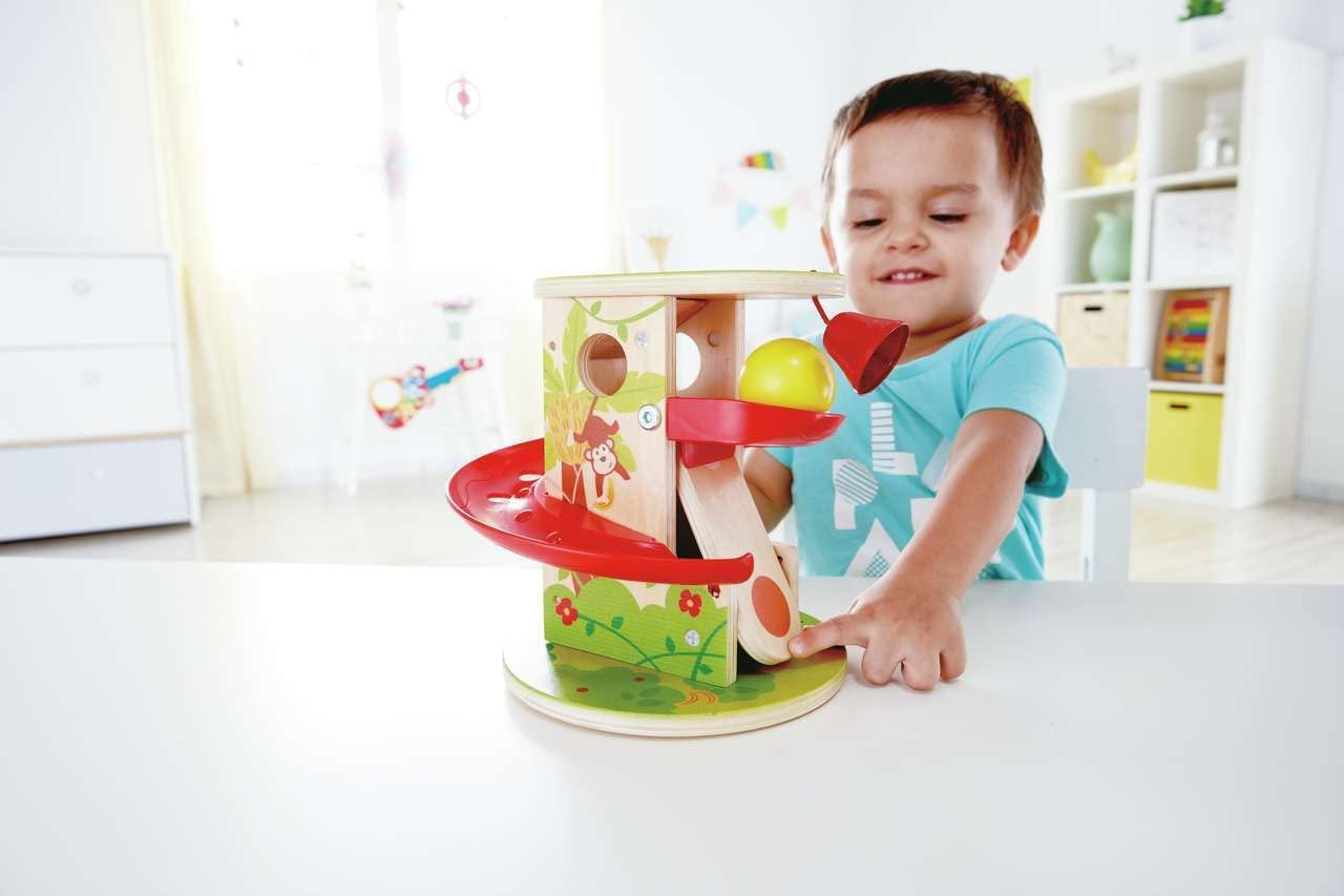 Hape - Jungle Press and Slide Toddler Toy