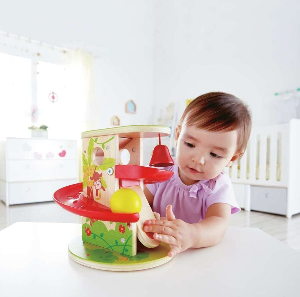 Hape - Jungle Press and Slide Toddler Toy
