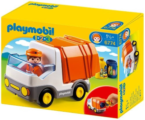 Playmobil 1.2.3 Recycling Truck 6774