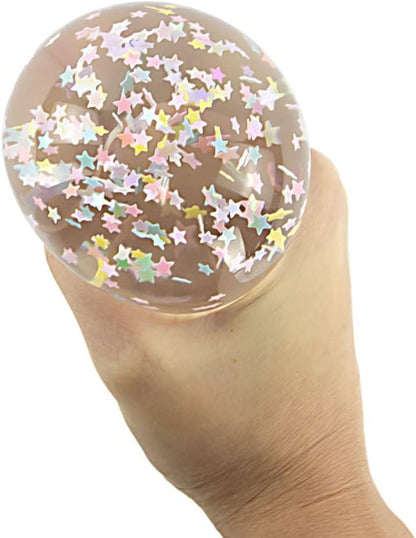 GelBitz Glitter Ball Sensory Squishy Toy