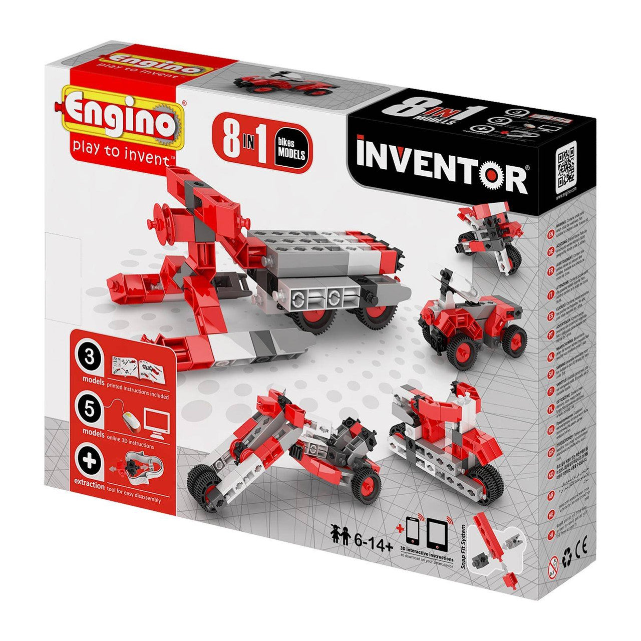 Engino - Inventor 8 in 1 Bike Models