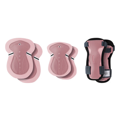 Globber - Junior Protective Pad Set (XS, 6-10y) - Pastel Pink
