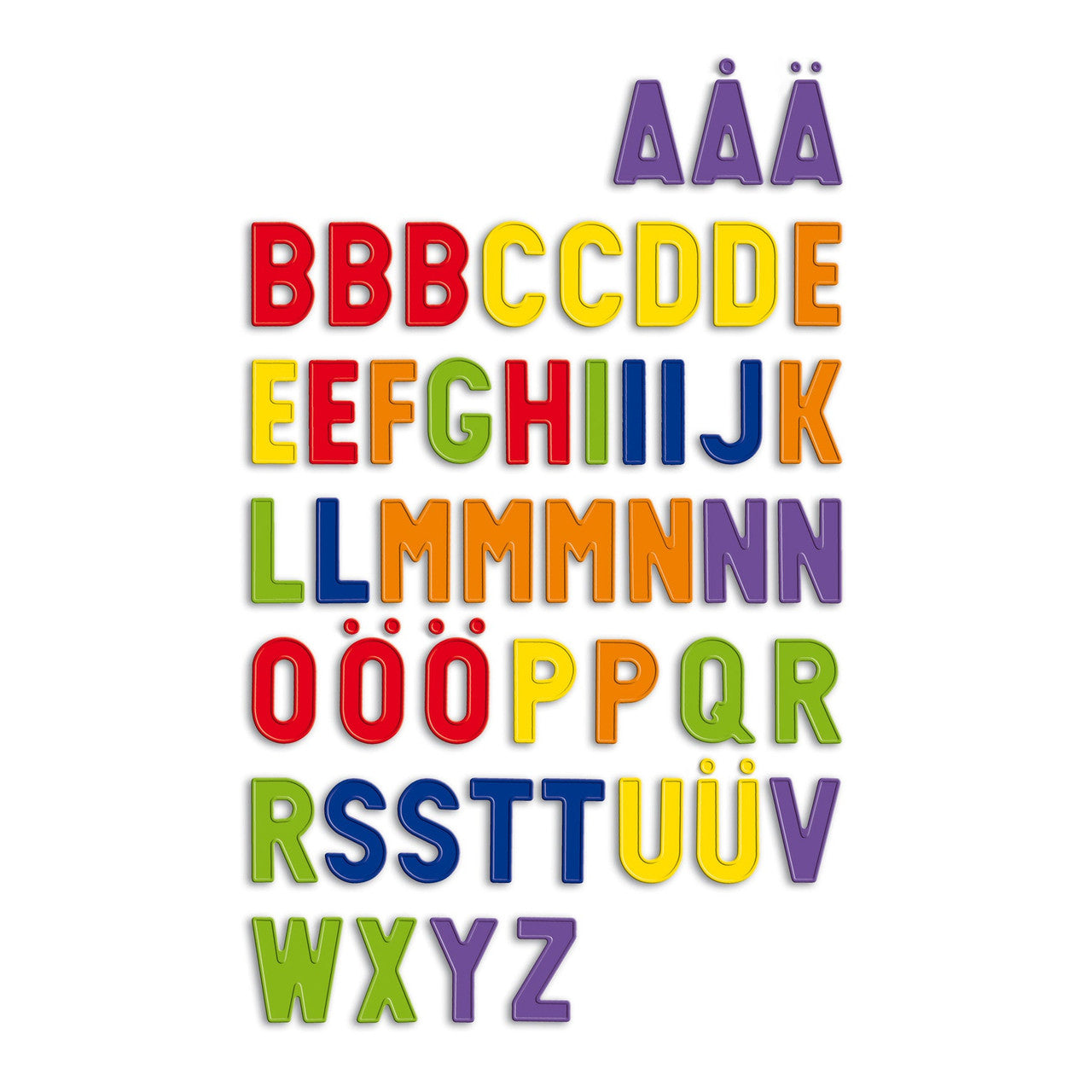 Quercetti - Magnetic Upper Case Letters | 5461