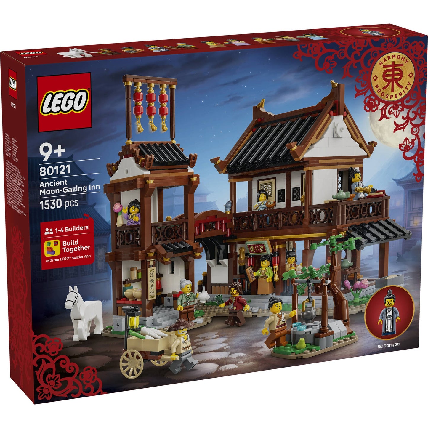 LEGO® Chinese Festivals Ancient Moon-Gazing Inn Set 80121