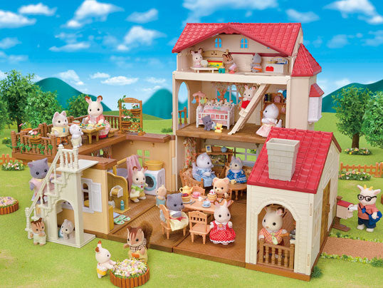 Sylvanian Families - Red Roof Country Home with Attic