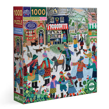 eeBoo 1000pc - Christmas in the Square Puzzle