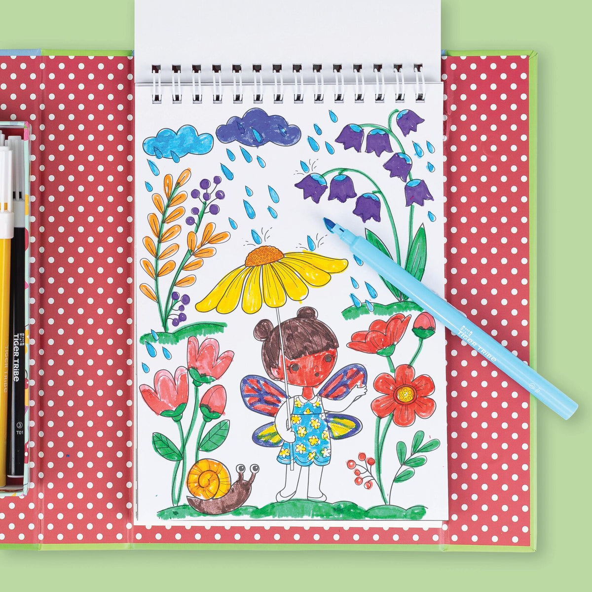 Tiger Tribe Colouring Set - Forest Fairies