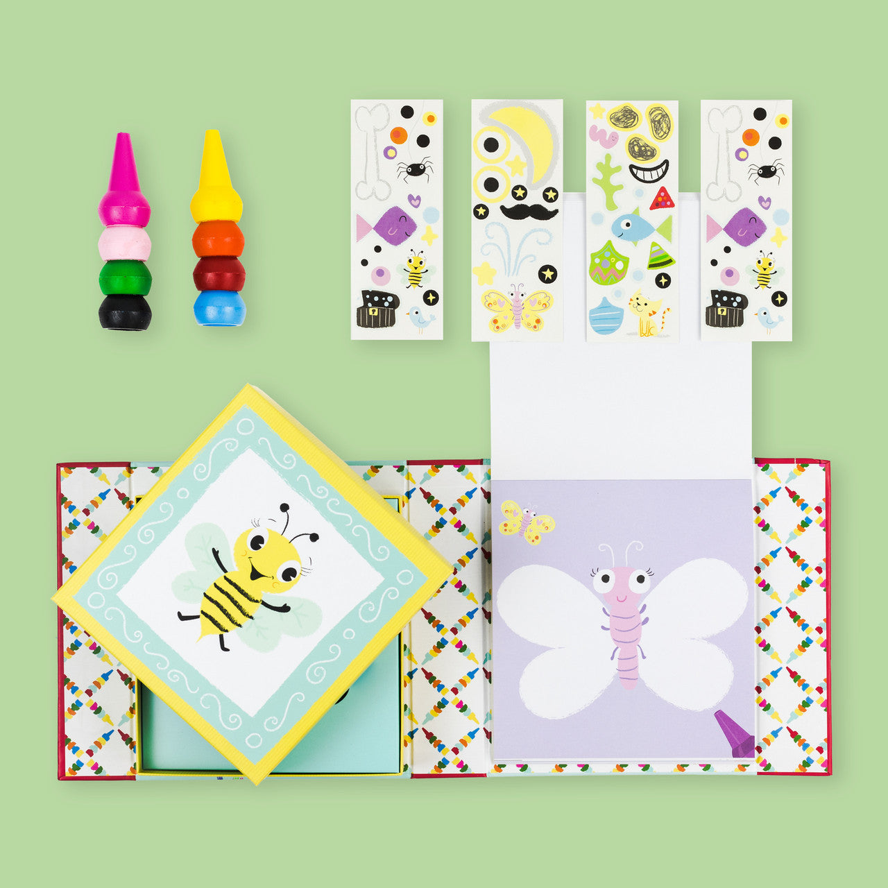 Tiger Tribe Oodle Doodle Crayon Set - Animals