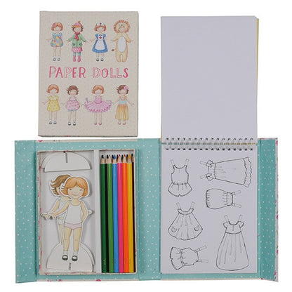 Tiger Tribe Piccolo Paper Dolls Kit - Vintage