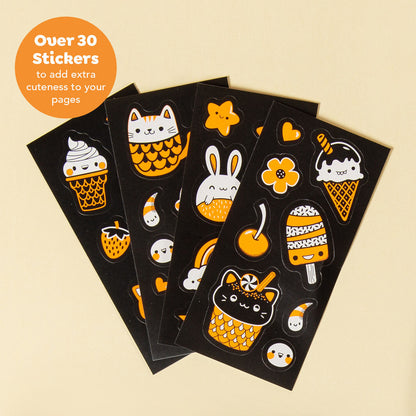 Tiger Tribe Neon Colouring Set - Glow Friends