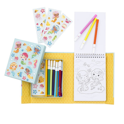 Tiger Tribe Colouring Set - Mermaids