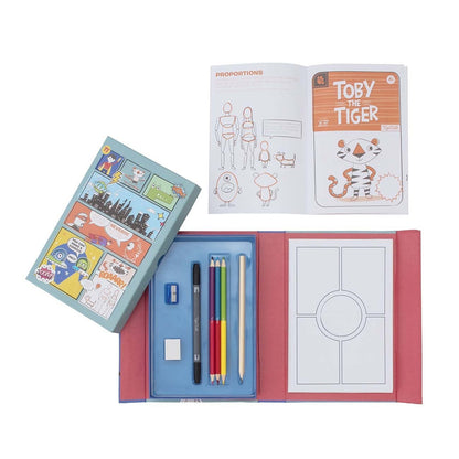 Tiger Tribe Comic Book Kit - Practice. Plan. Create