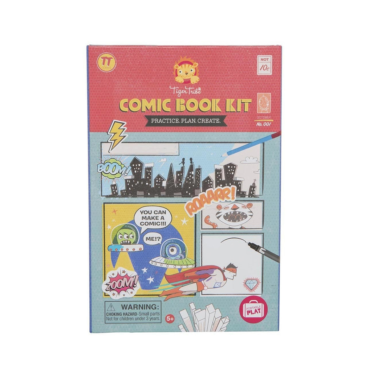 Tiger Tribe Comic Book Kit - Practice. Plan. Create