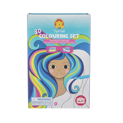 Tiger Tribe - 3D Colouring Set - Rainbow Dreams