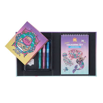 Tiger Tribe - Glitter Colouring Set - Ocean Dreams