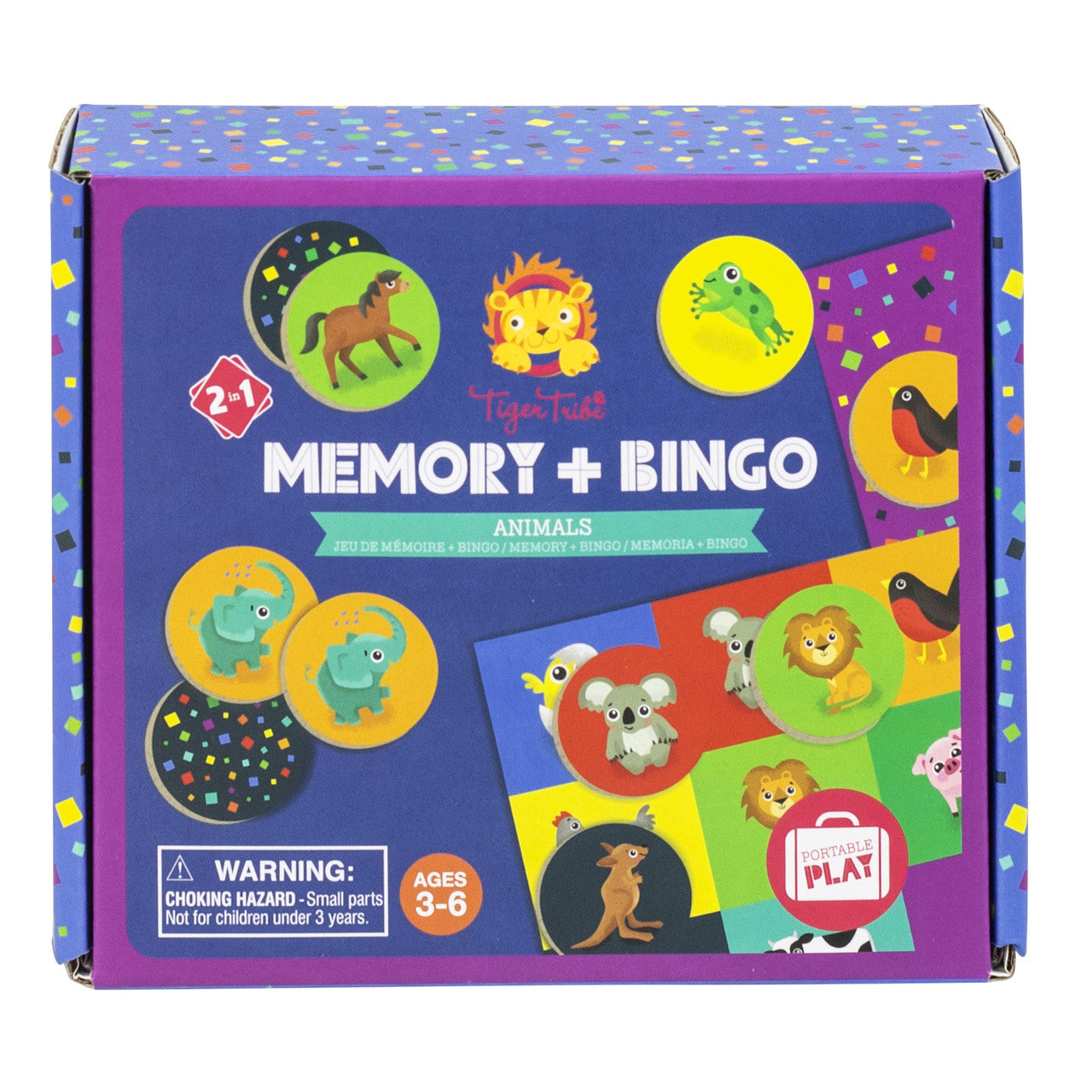 Tiger Tribe - Memory + Bingo - Animals