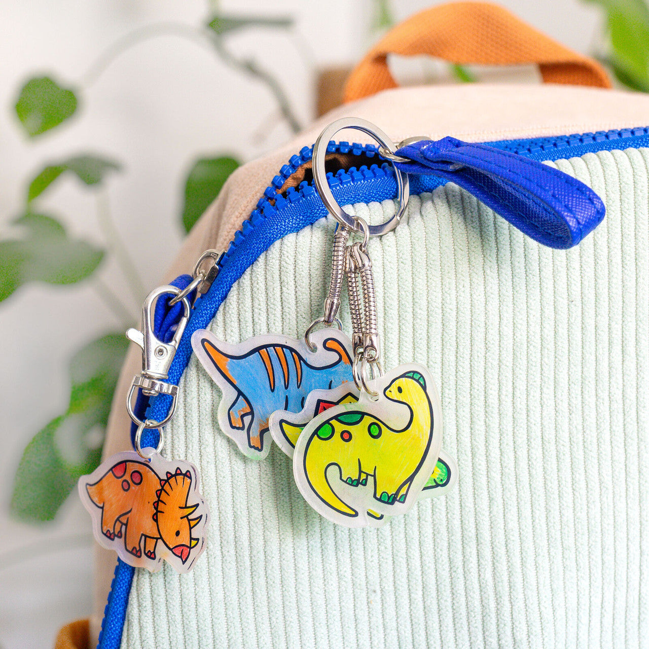 Tiger Tribe Shrinkorama - Bag Tags - Dino