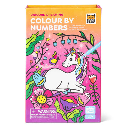 Tiger Tribe Colour by Numbers - Unicorn Dreaming