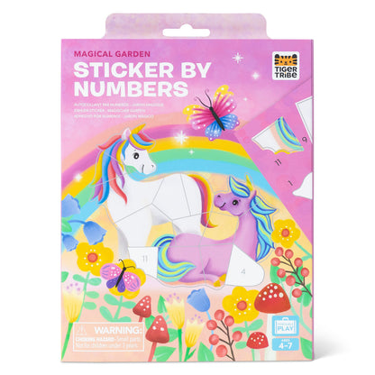 Tiger Tribe - Sticker by Numbers - Magical Garden