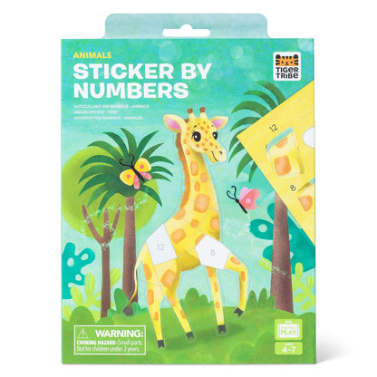 Tiger Tribe - Sticker by Numbers - Animals
