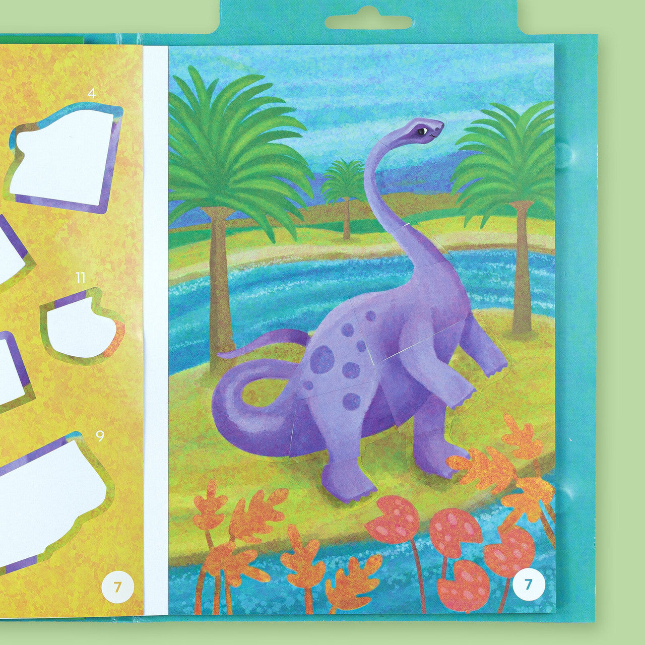 Tiger Tribe - Sticker by Numbers - Dinosaurs