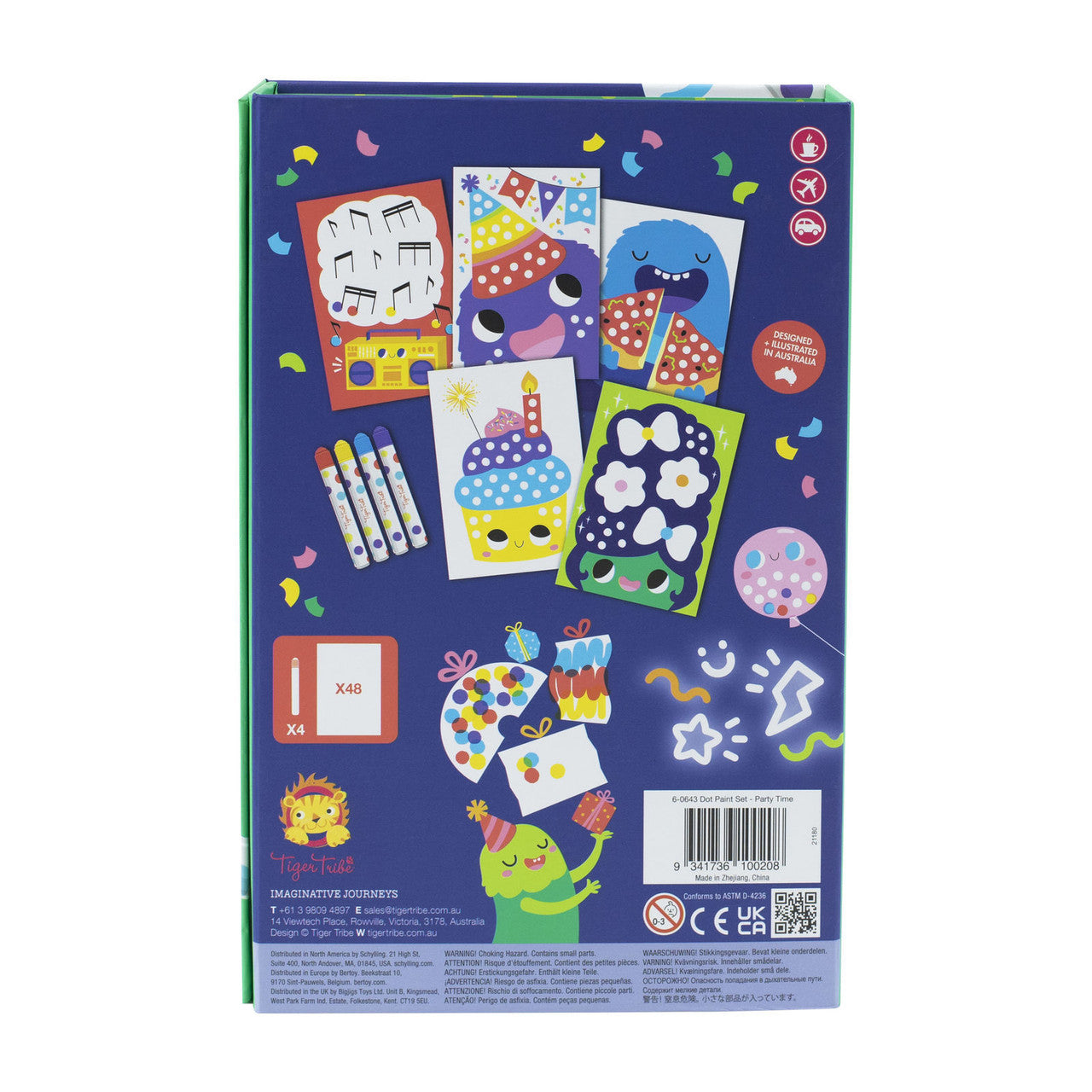Tiger Tribe Dot Paint Set - Party Time