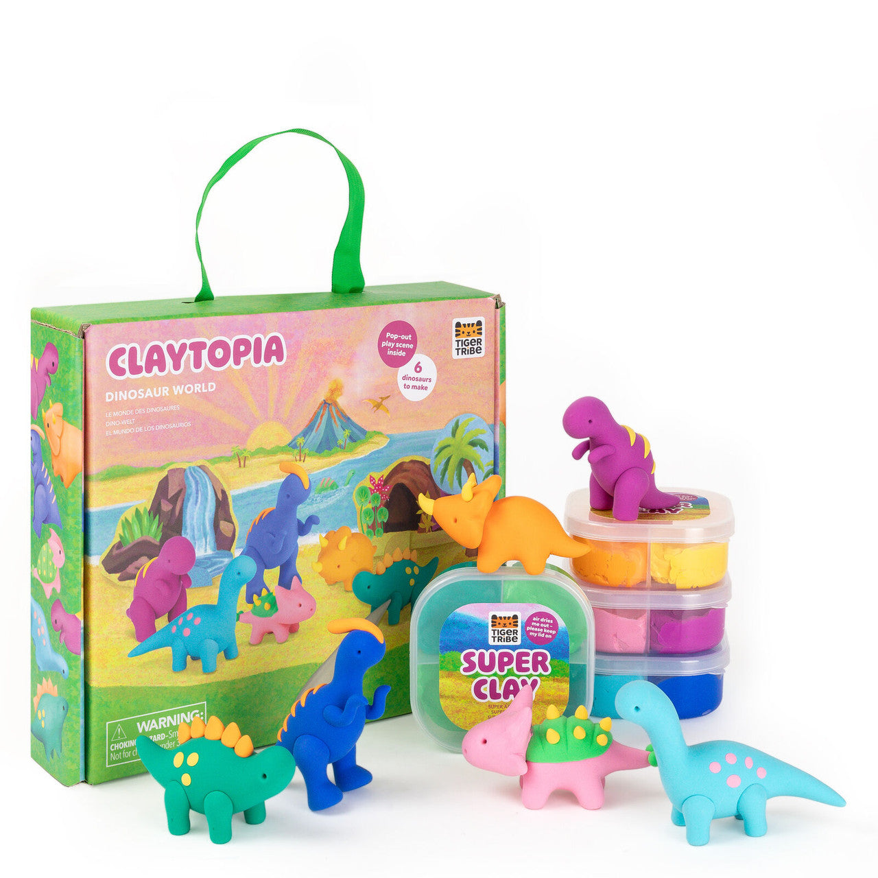 Tiger Tribe - Claytopia - Dinosaur World
