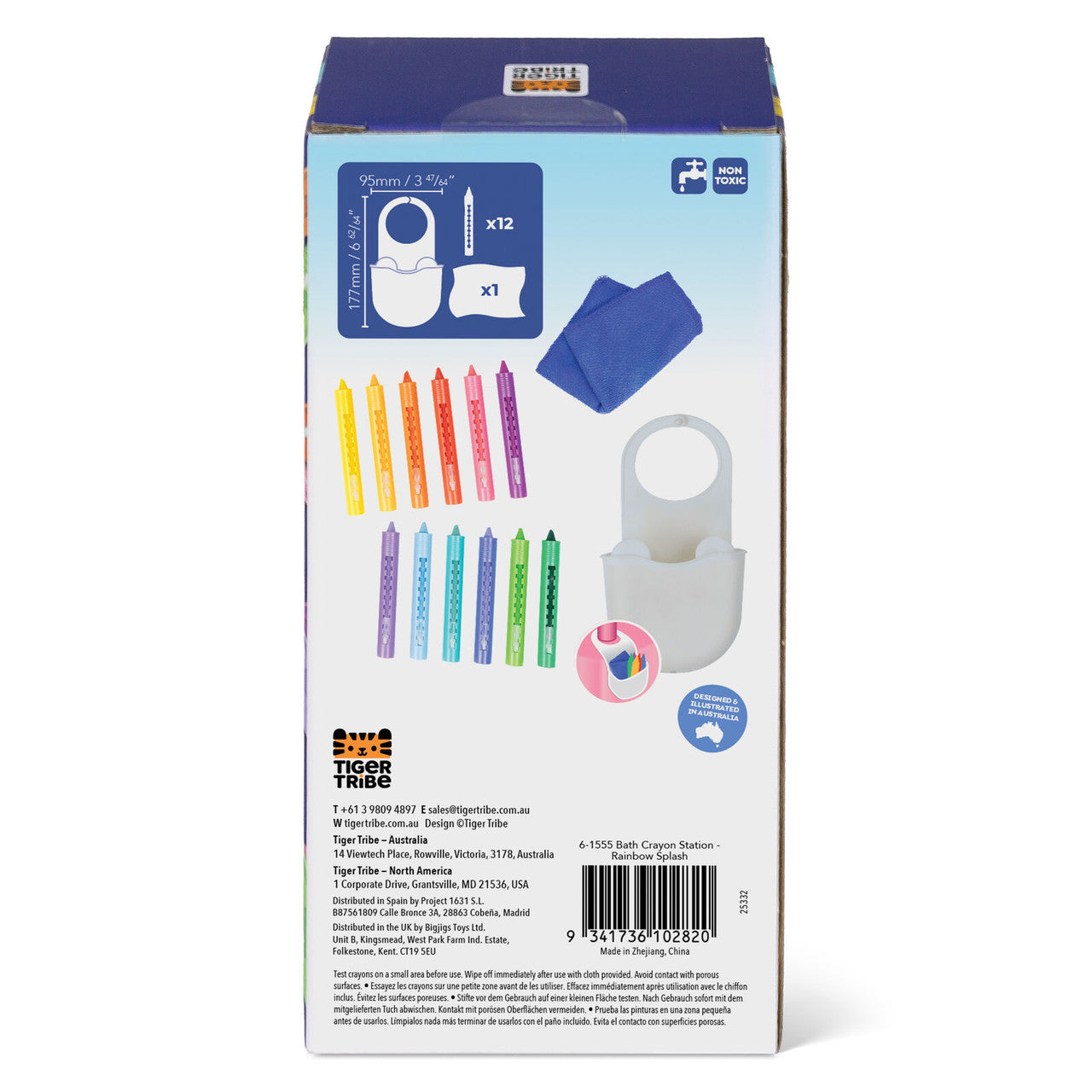 Tiger Tribe - Bath Crayon Station - Rainbow Splash