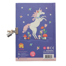 Tiger Tribe Lockable Diary - Unicorn Rainbows