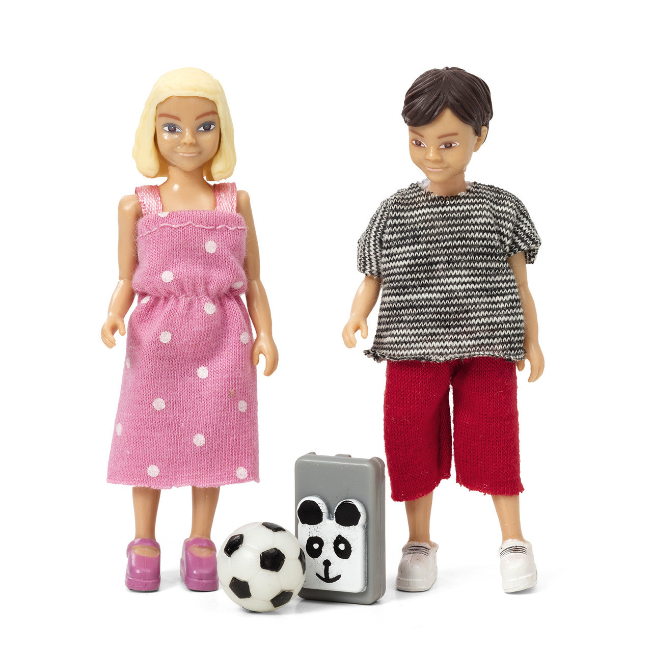 Lundby Doll's House - School Girl & Boy Doll Set