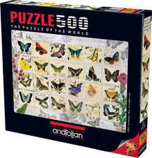 Anatolian 500pc - Butterfly Stamps Puzzle