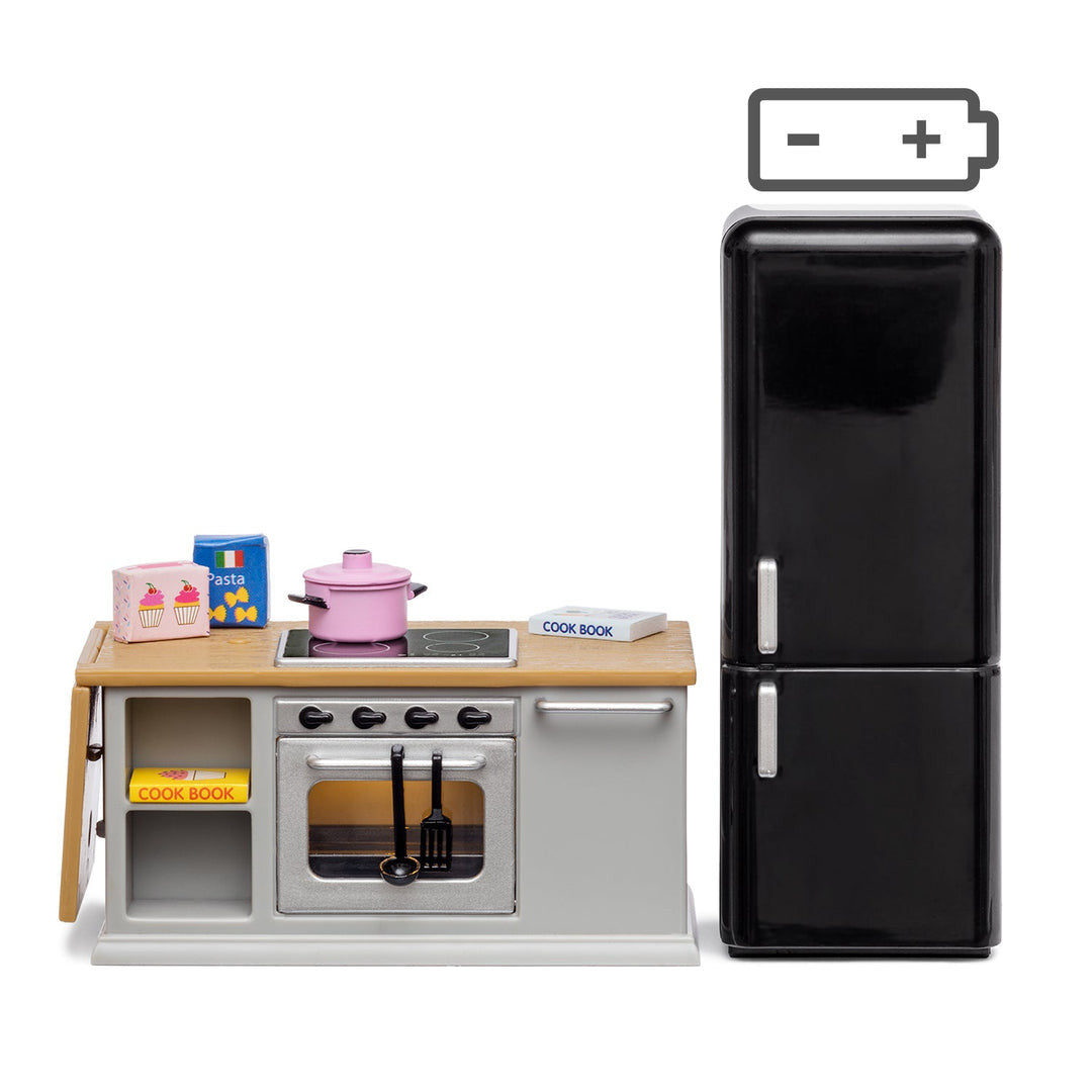 Lundby Doll's House - Stove & Fridge Set