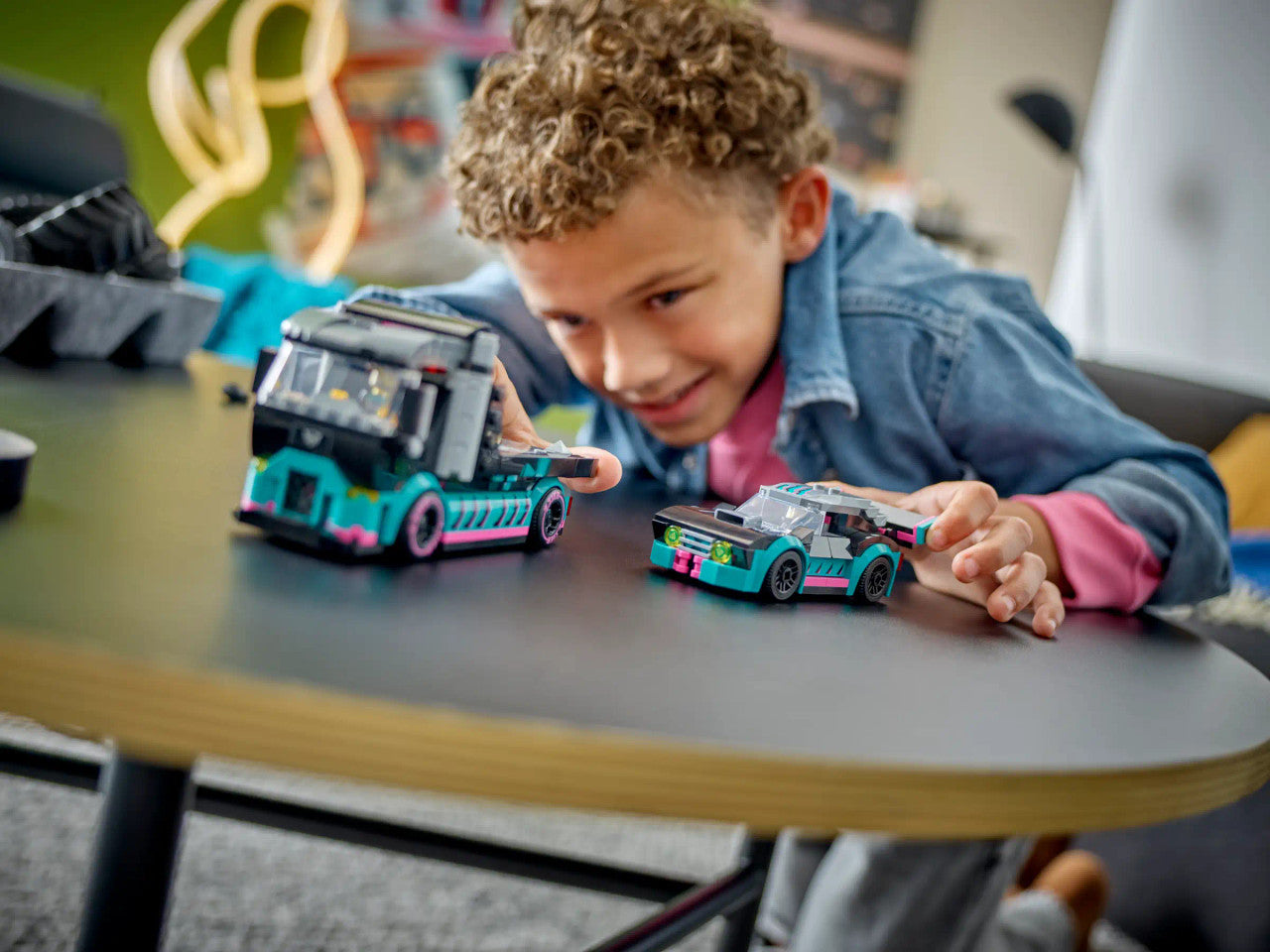 LEGO® City - Race Car and Car Carrier Truck 60406