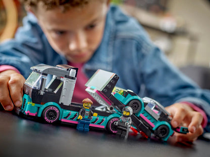 LEGO® City - Race Car and Car Carrier Truck 60406