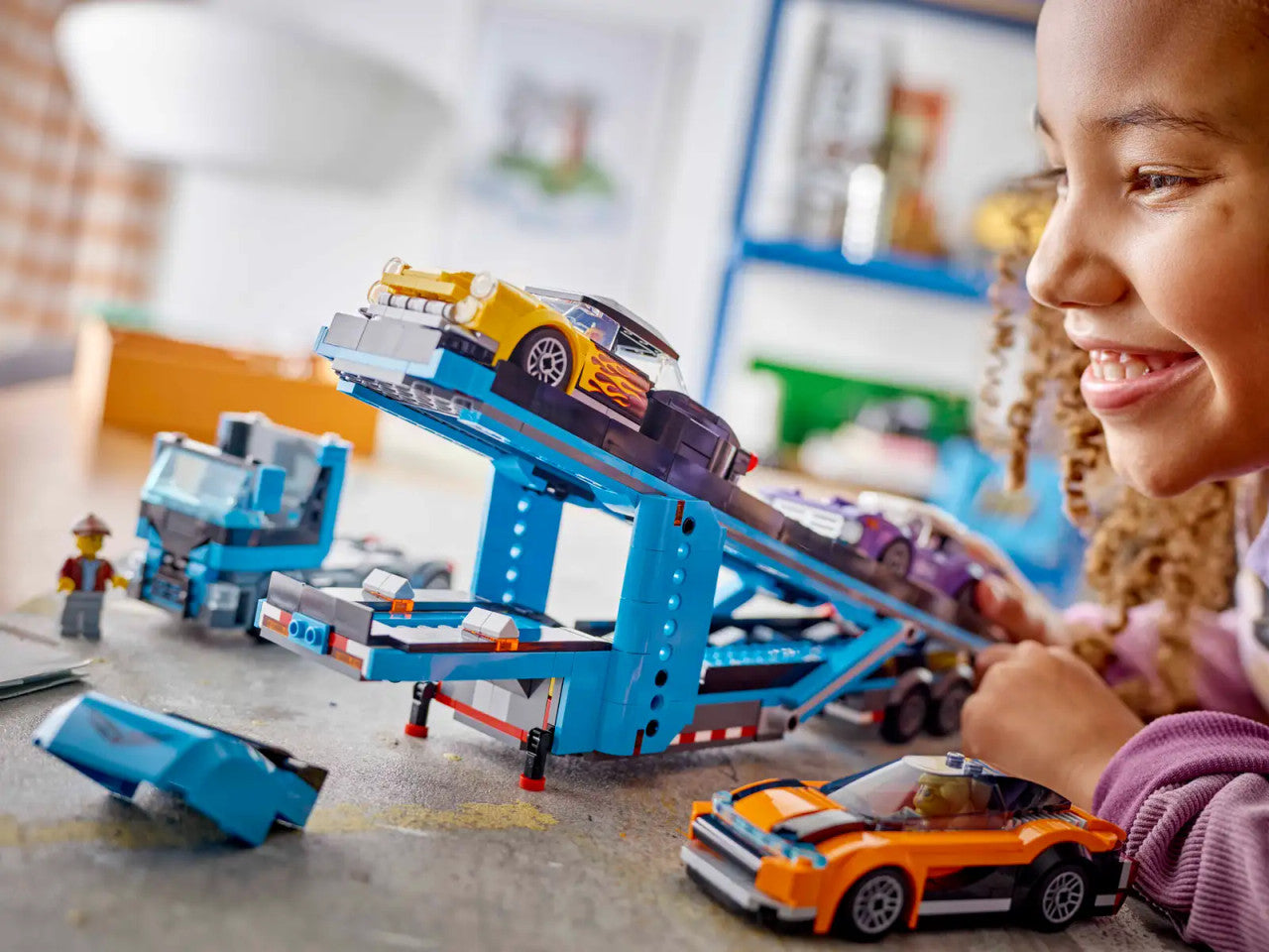 LEGO® City - Car Transporter Truck with Sports Cars 60408