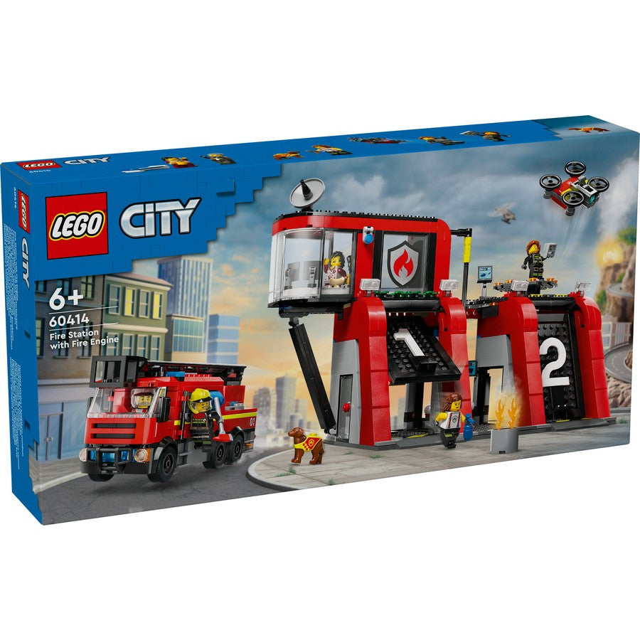 LEGO® City - Fire Station with Fire Truck 60414