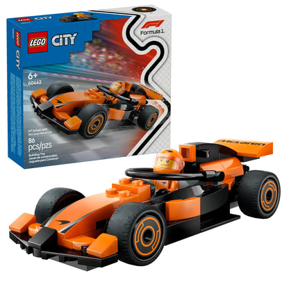 LEGO® City - F1® Driver with McLaren Race Car 60442