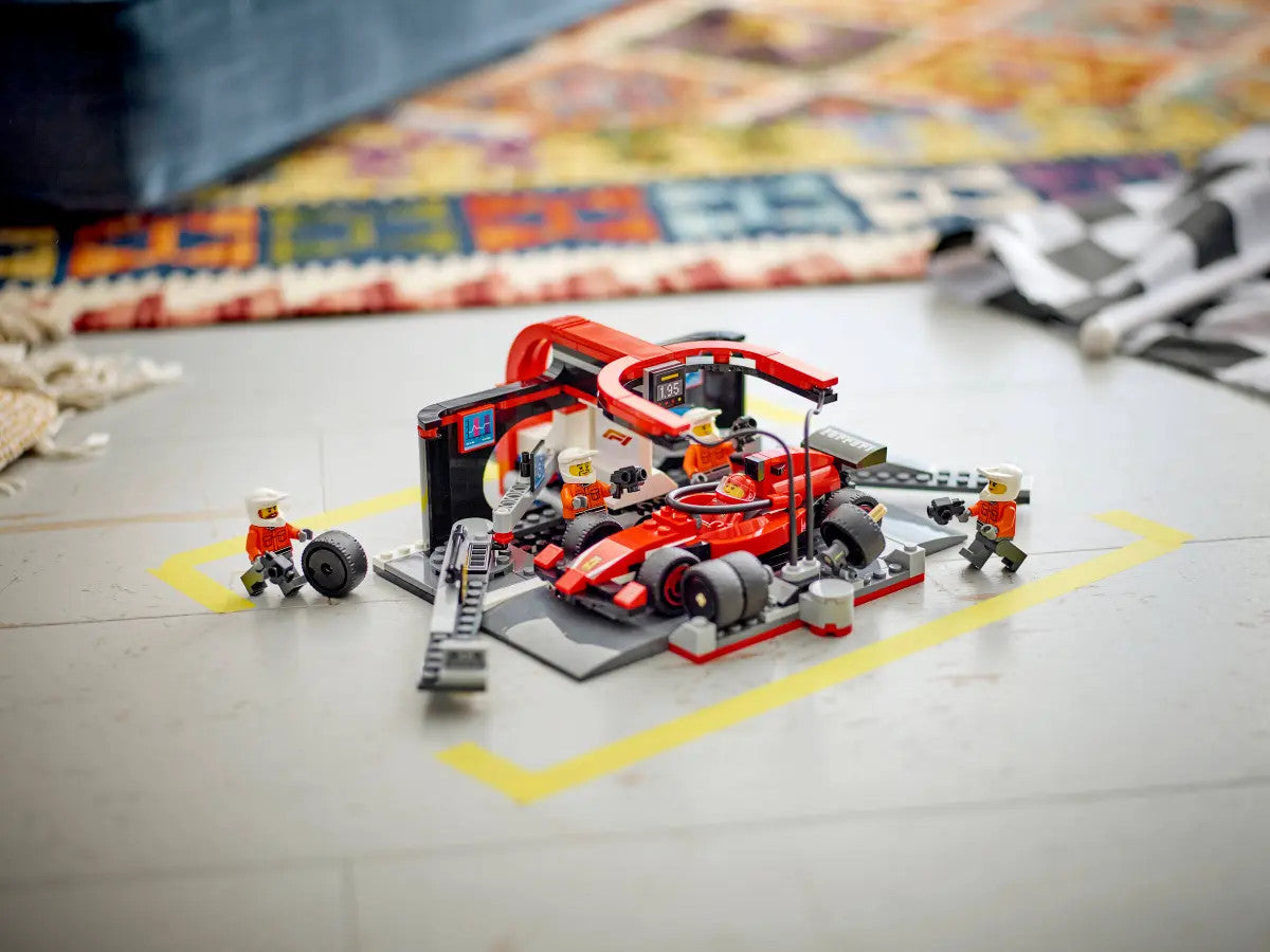 LEGO® City - F1® Pit Stop & Pit Crew with Ferrari Car  60443