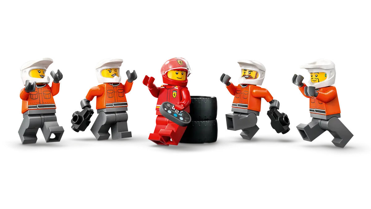 LEGO® City - F1® Pit Stop & Pit Crew with Ferrari Car  60443