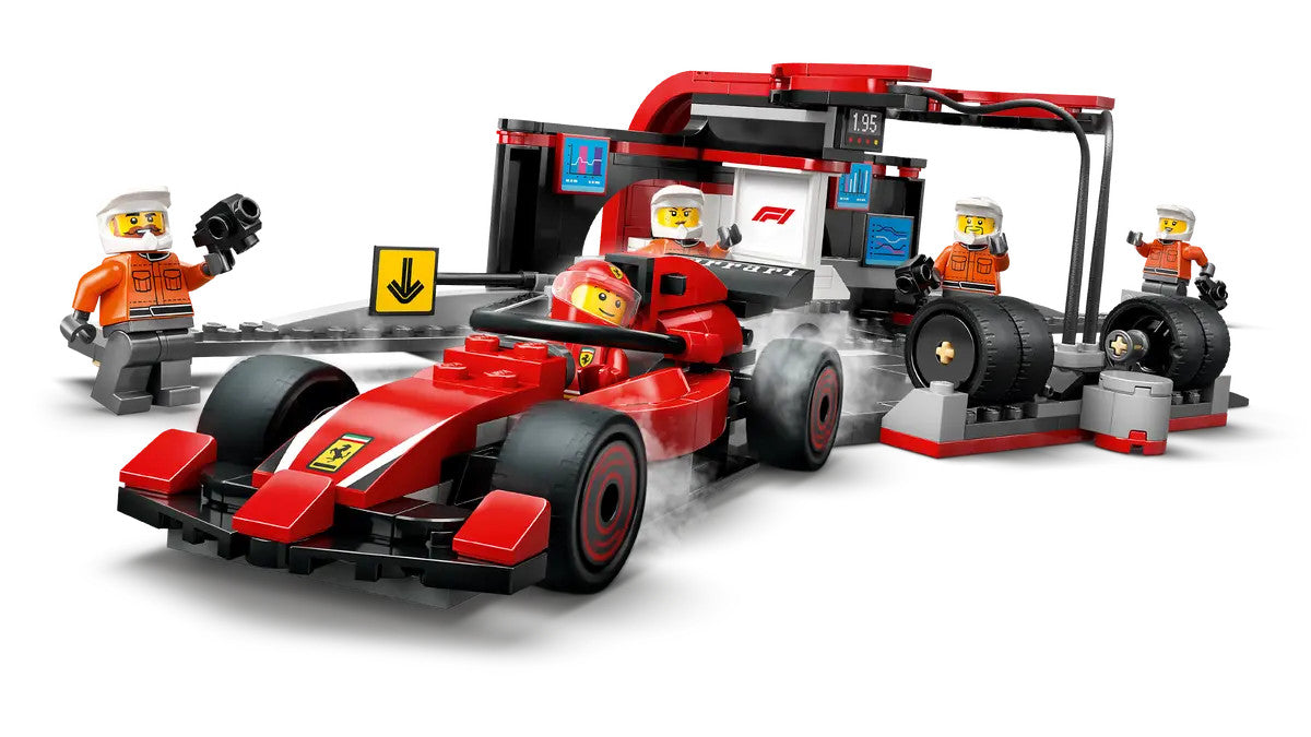 LEGO® City - F1® Pit Stop & Pit Crew with Ferrari Car  60443