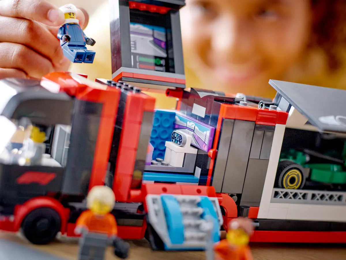 LEGO® City - F1® Truck with RB20 & AMR24 F1® Cars  60445