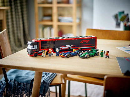LEGO® City - F1® Truck with RB20 & AMR24 F1® Cars  60445