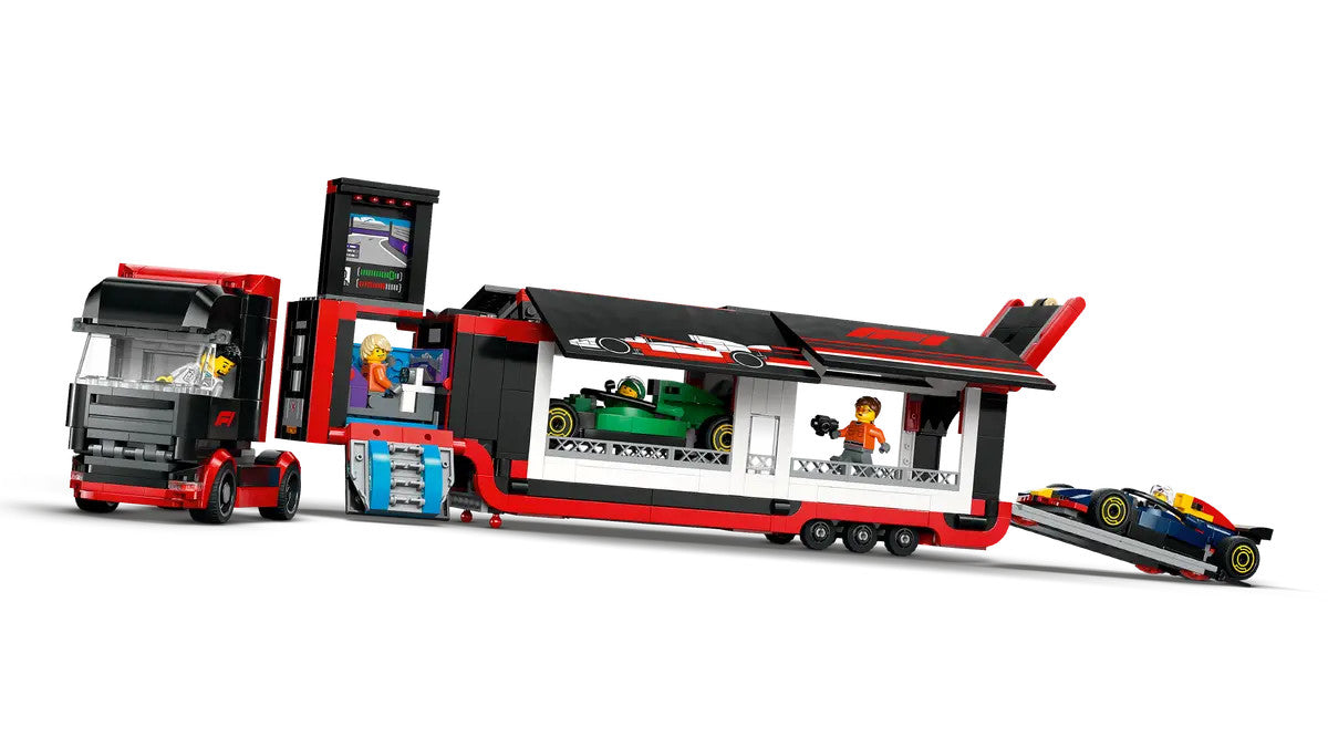 LEGO® City - F1® Truck with RB20 & AMR24 F1® Cars  60445