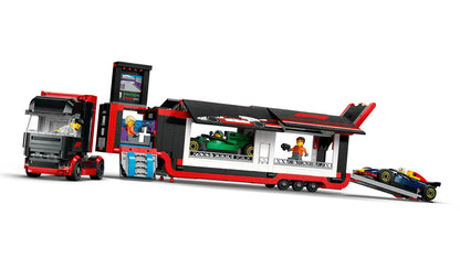 LEGO® City - F1® Truck with RB20 & AMR24 F1® Cars  60445