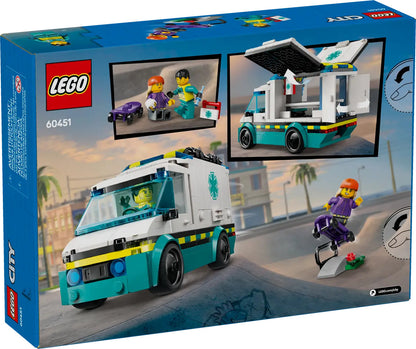 LEGO® City - Emergency Ambulance 60451