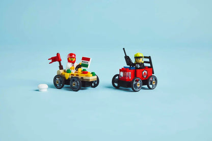 LEGO® City - Pizza vs. Fire Truck Race Car Pack 60458