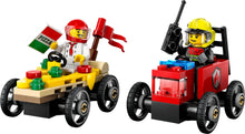 LEGO® City - Pizza vs. Fire Truck Race Car Pack 60458