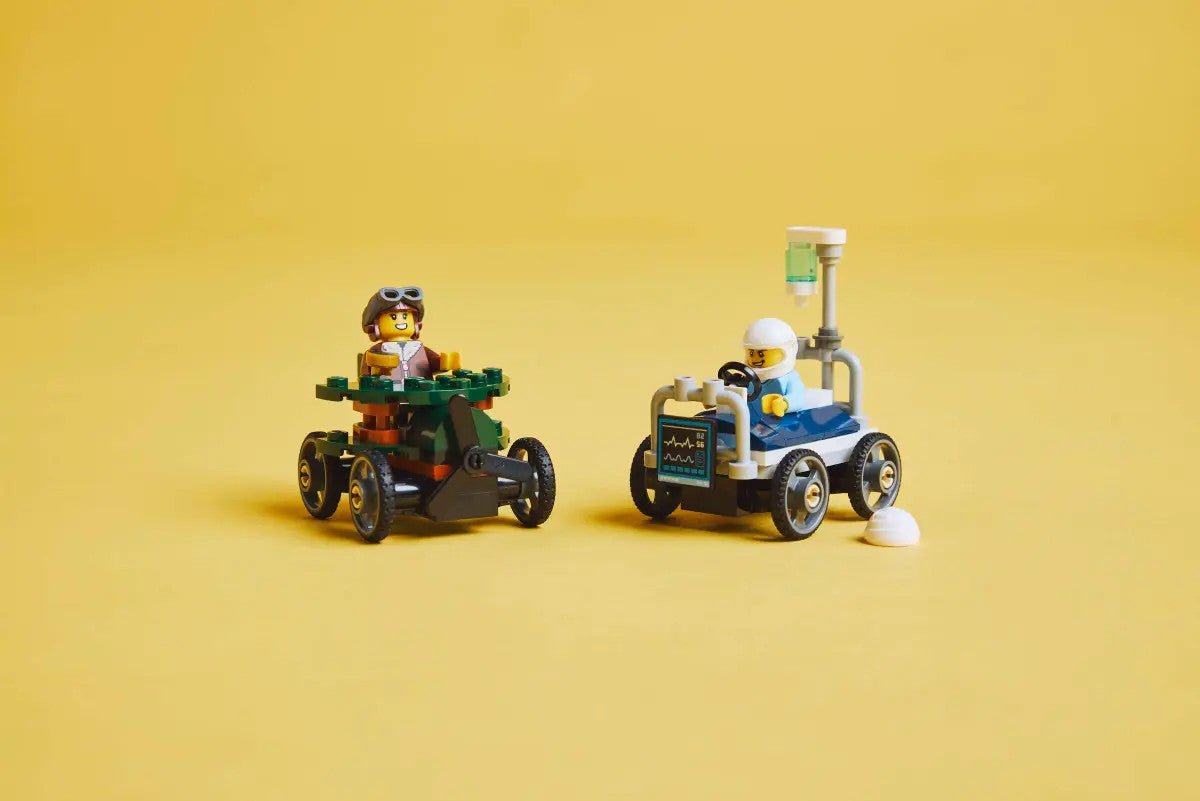 LEGO® City - Airplane vs. Hospital Bed Race Car Pack 60459